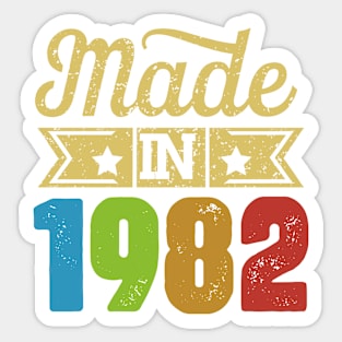 Made in 1982 Sticker